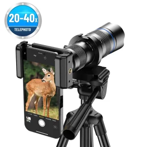 Phone camera lens With Extendable tripod