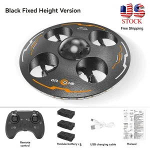 RC UFO Drone,4-Axis Flying Saucer with Lights